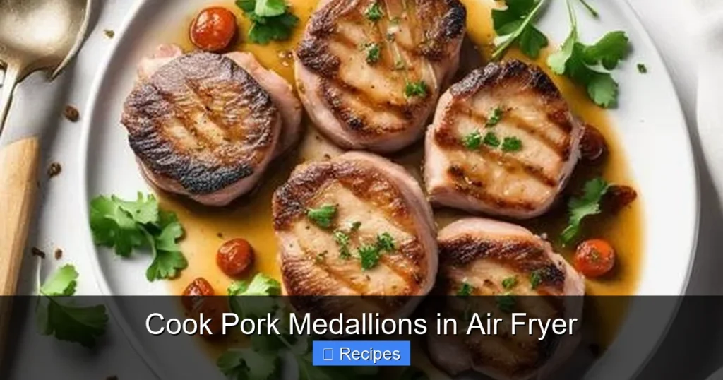 Cook Pork Medallions in Air Fryer