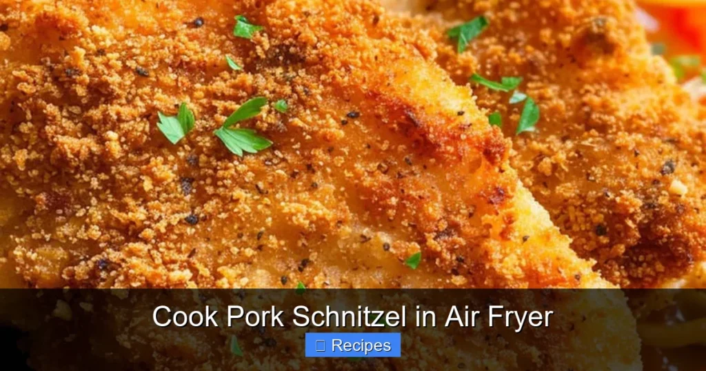 Cook Pork Schnitzel in Air Fryer