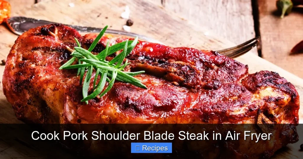 Cook Pork Shoulder Blade Steak in Air Fryer