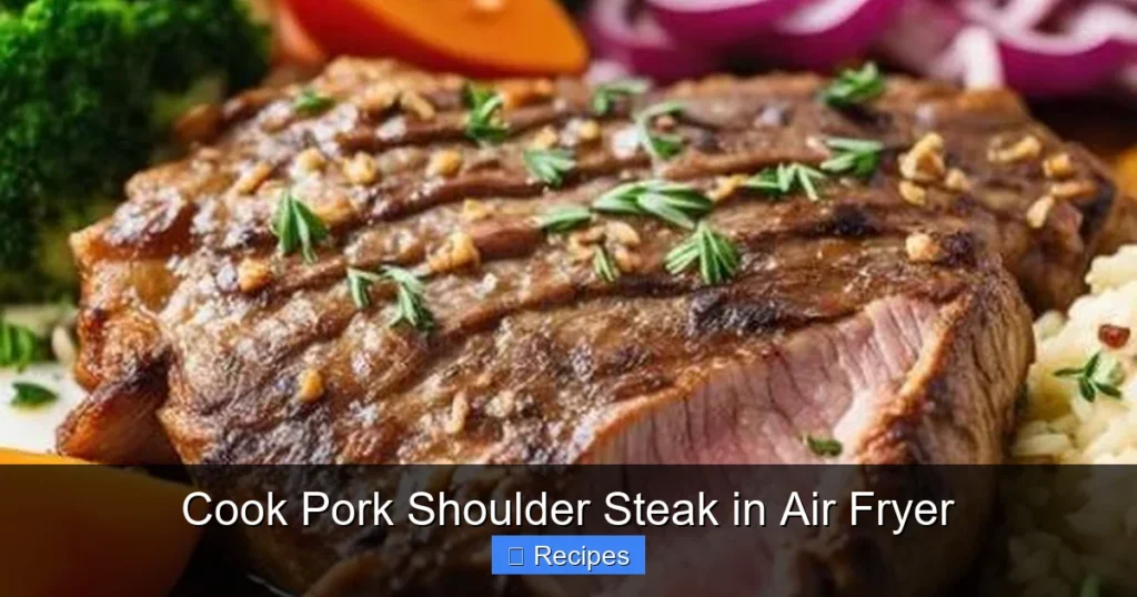 Cook Pork Shoulder Steak in Air Fryer