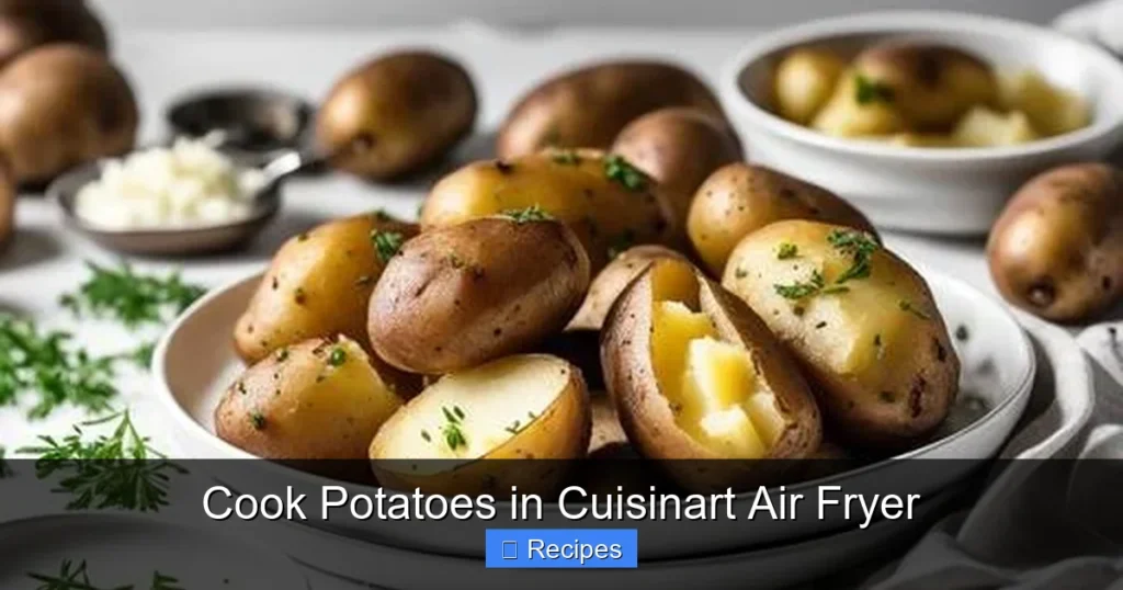 Cook Potatoes in Cuisinart Air Fryer