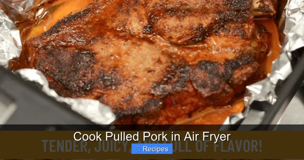 Cook Pulled Pork in Air Fryer