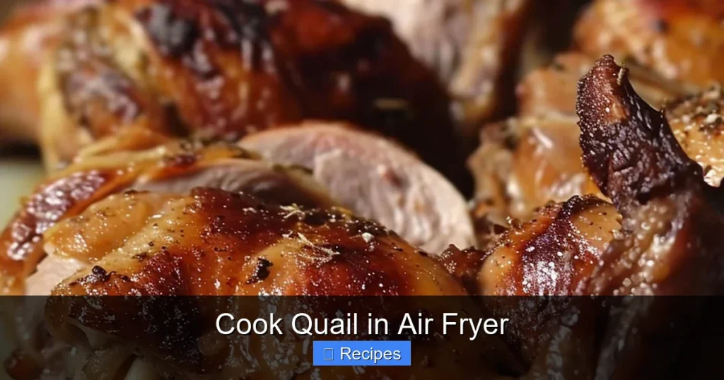 Cook Quail in Air Fryer