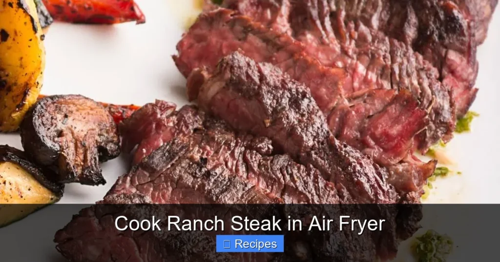 Cook Ranch Steak in Air Fryer