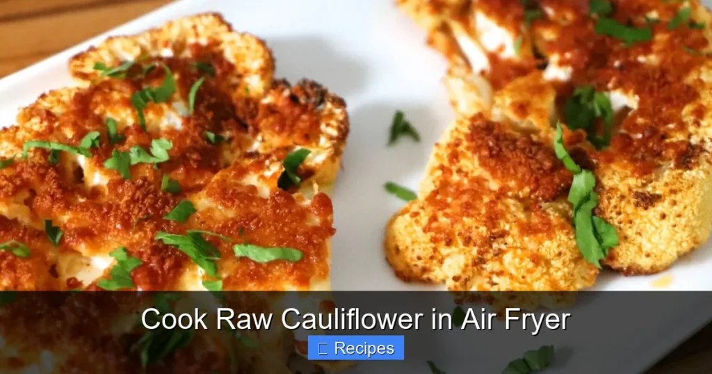 Cook Raw Cauliflower in Air Fryer