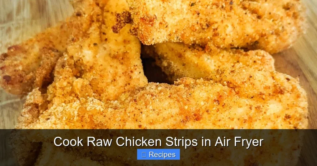 Cook Raw Chicken Strips in Air Fryer