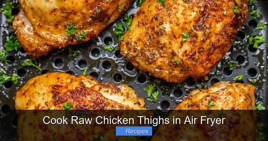Cook Raw Chicken Thighs in Air Fryer