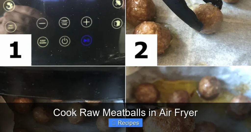 Cook Raw Meatballs in Air Fryer Cook Raw Meatballs in Air Fryer