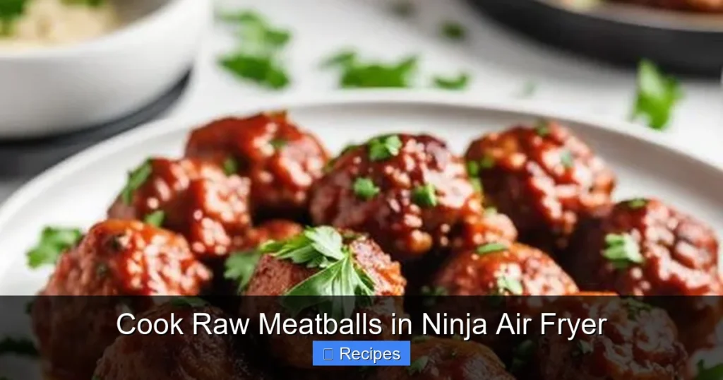 Cook Raw Meatballs in Ninja Air Fryer Cook Raw Meatballs in Ninja Air Fryer