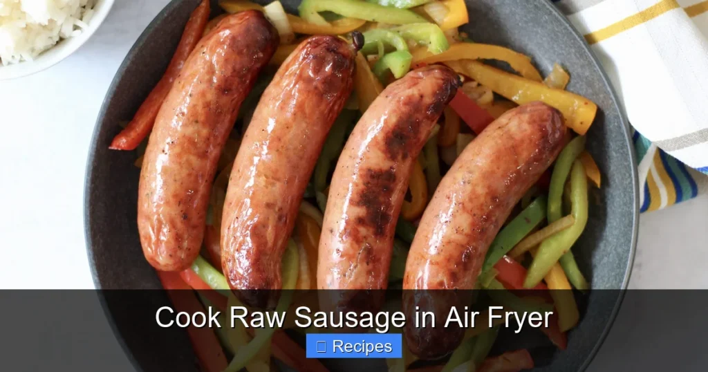 Cook Raw Sausage in Air Fryer Cook Raw Sausage in Air Fryer