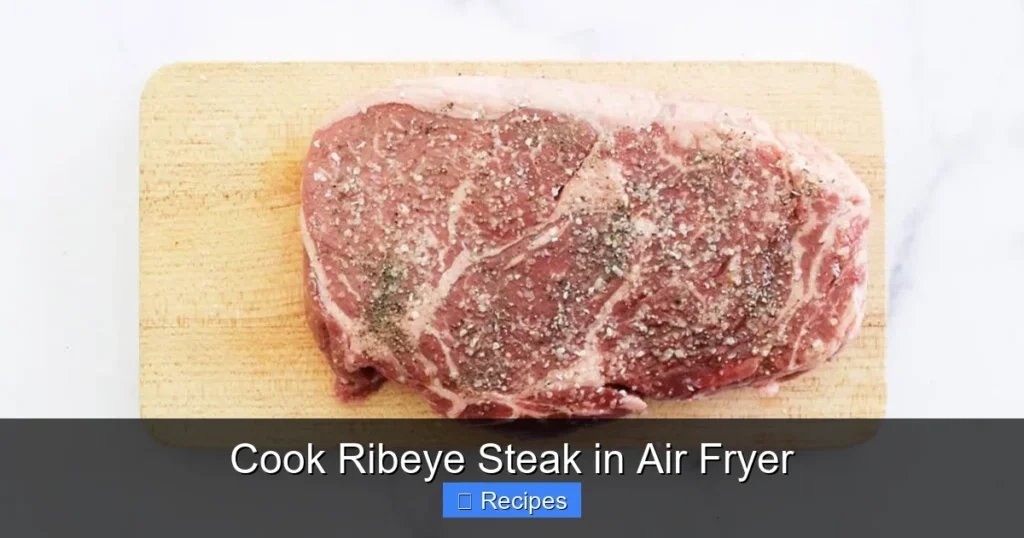Cook Ribeye Steak in Air Fryer