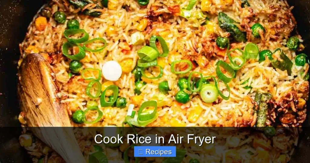 Cook Rice in Air Fryer