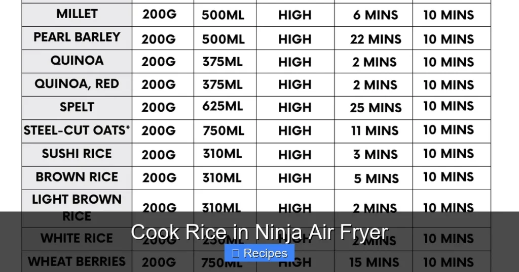 Cook Rice in Ninja Air Fryer
