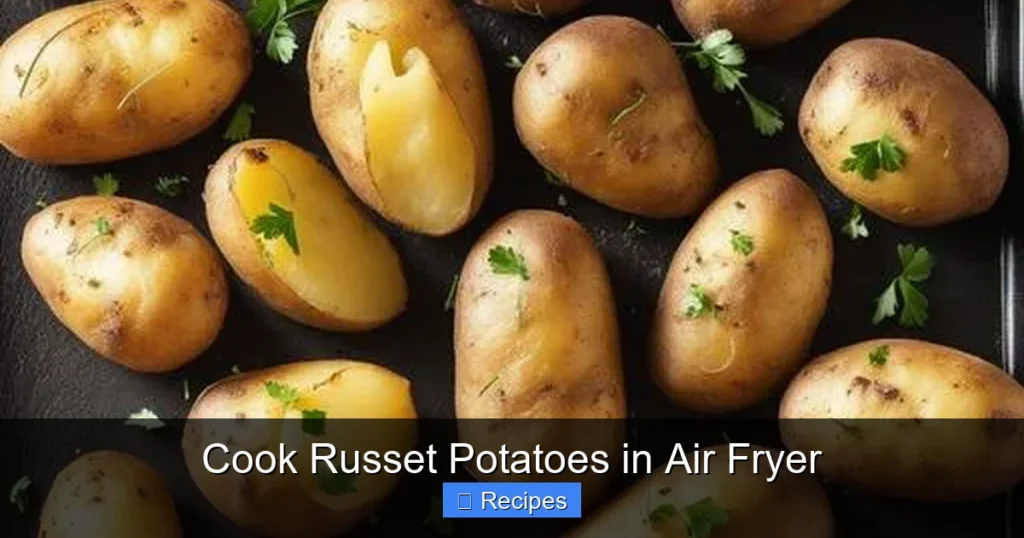 Cook Russet Potatoes in Air Fryer