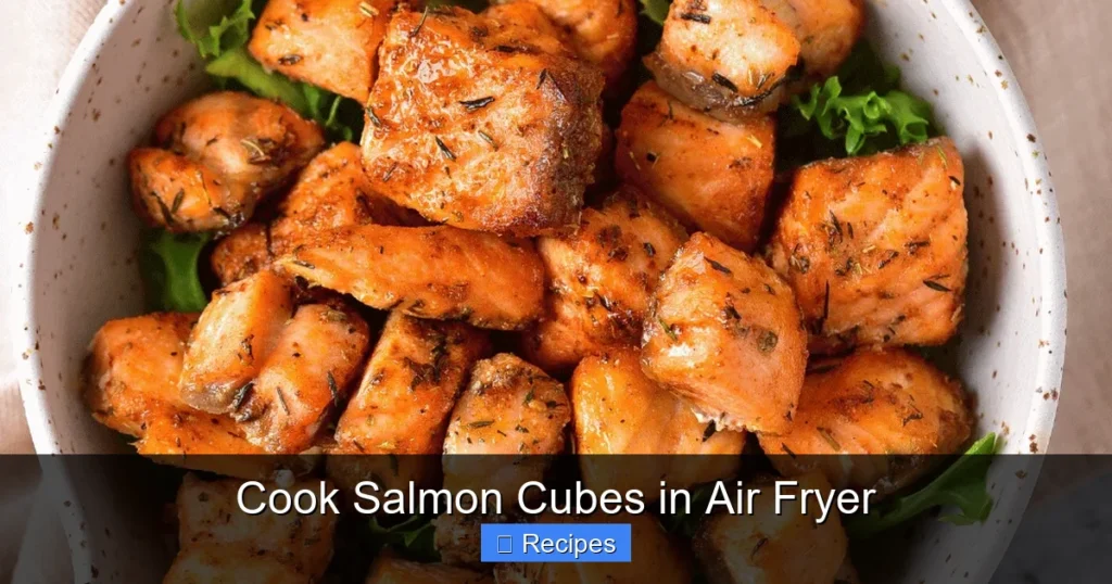 Cook Salmon Cubes in Air Fryer