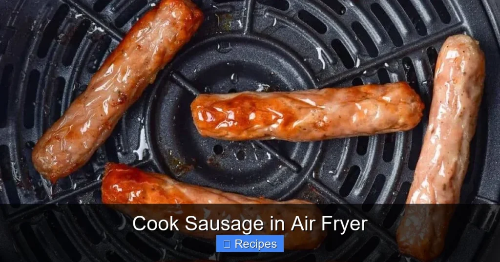 Cook Sausage in Air Fryer