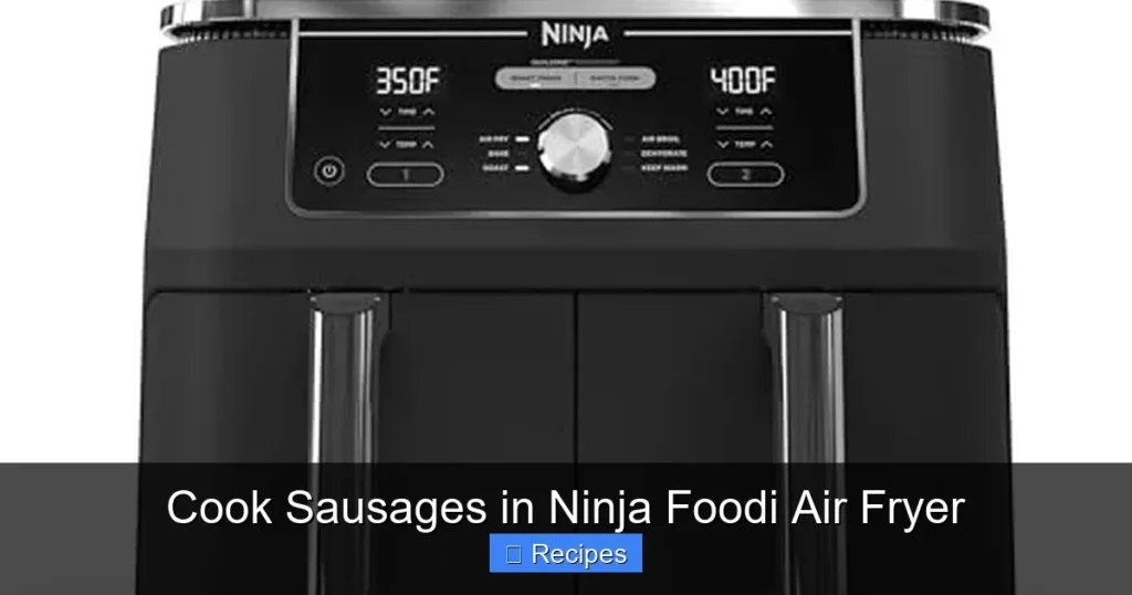 Cook Sausages in Ninja Foodi Air Fryer