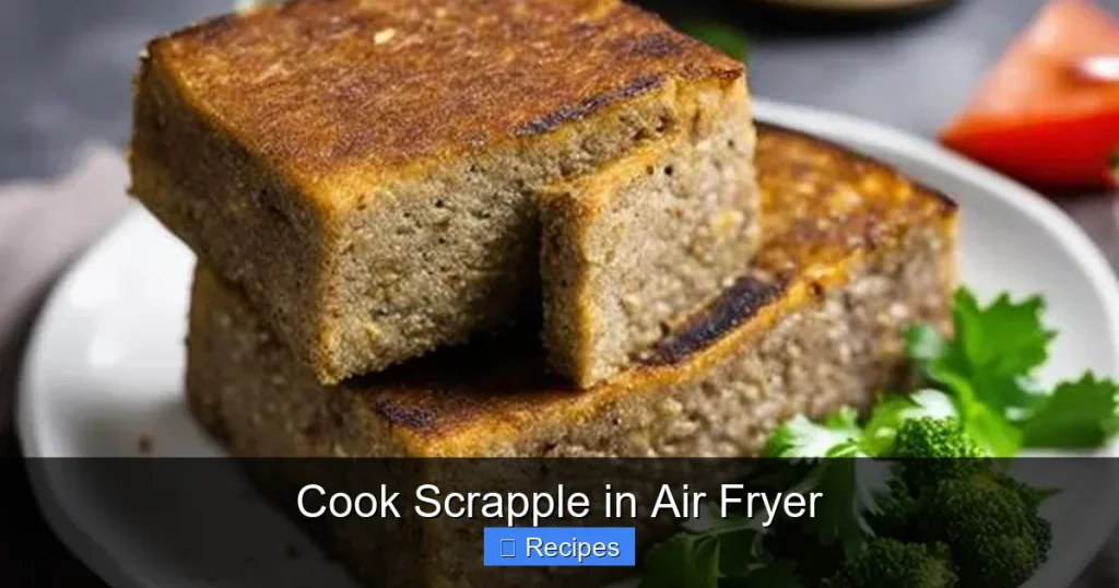 Cook Scrapple in Air Fryer