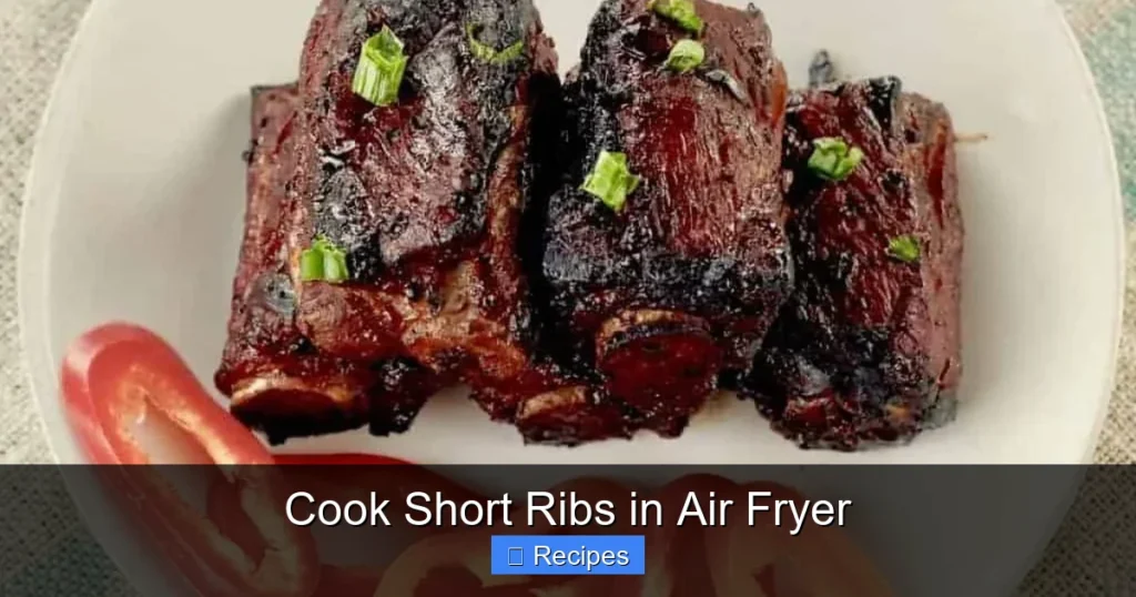 Cook Short Ribs in Air Fryer