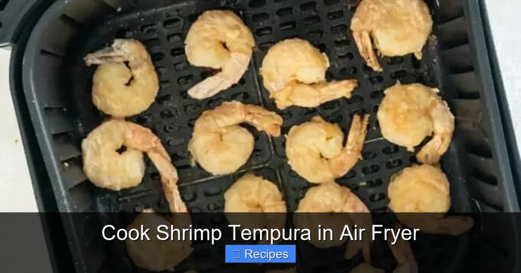 Cook Shrimp Tempura in Air Fryer