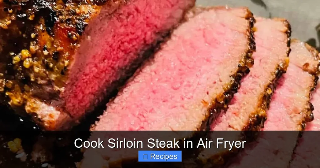 Cook Sirloin Steak in Air Fryer