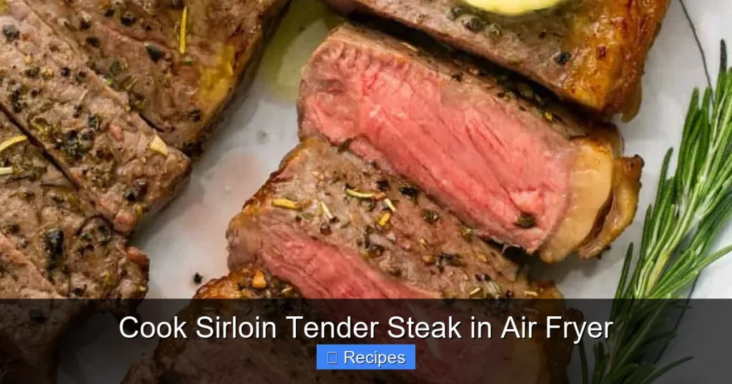 Cook Sirloin Tender Steak in Air Fryer
