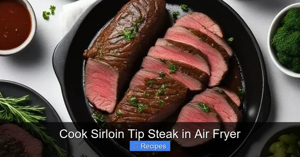 Cook Sirloin Tip Steak in Air Fryer