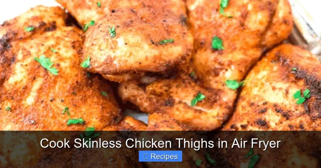 Cook Skinless Chicken Thighs in Air Fryer