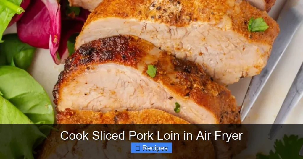 Cook Sliced Pork Loin in Air Fryer