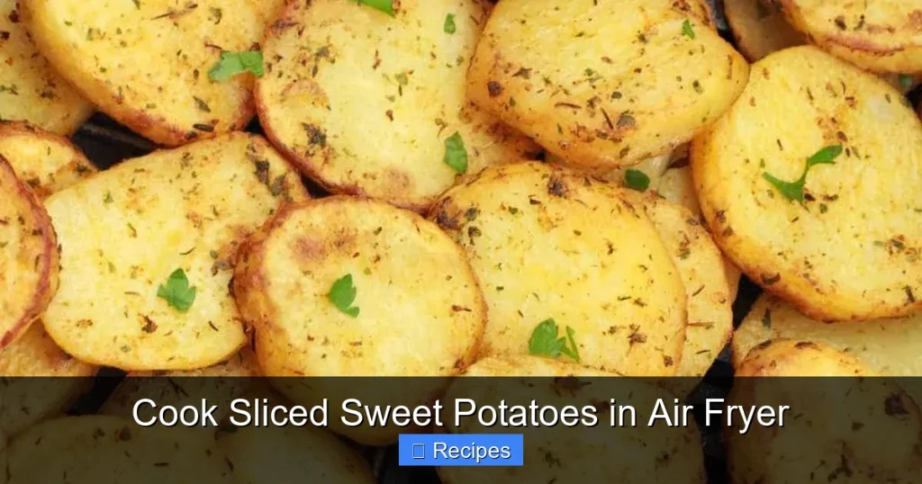 Cook Sliced Sweet Potatoes in Air Fryer
