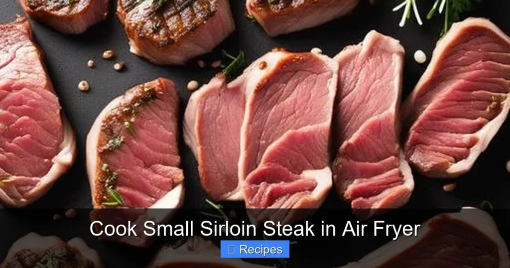 Cook Small Sirloin Steak in Air Fryer