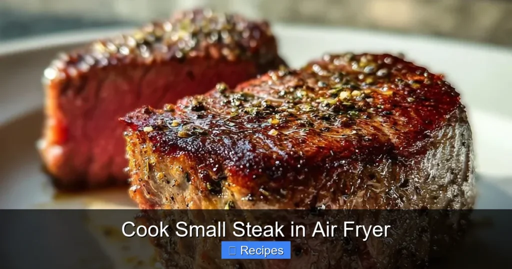 Cook Small Steak in Air Fryer