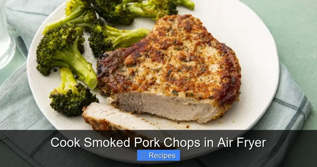 Cook Smoked Pork Chops in Air Fryer