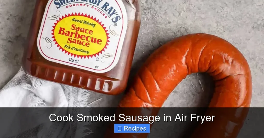 Cook Smoked Sausage in Air Fryer