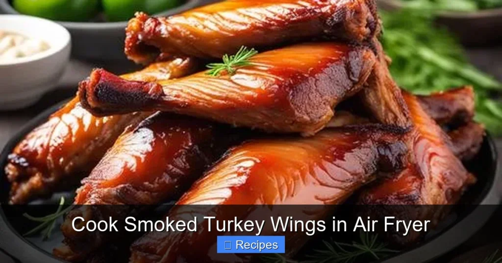 Cook Smoked Turkey Wings in Air Fryer