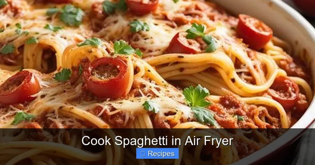 Cook Spaghetti in Air Fryer