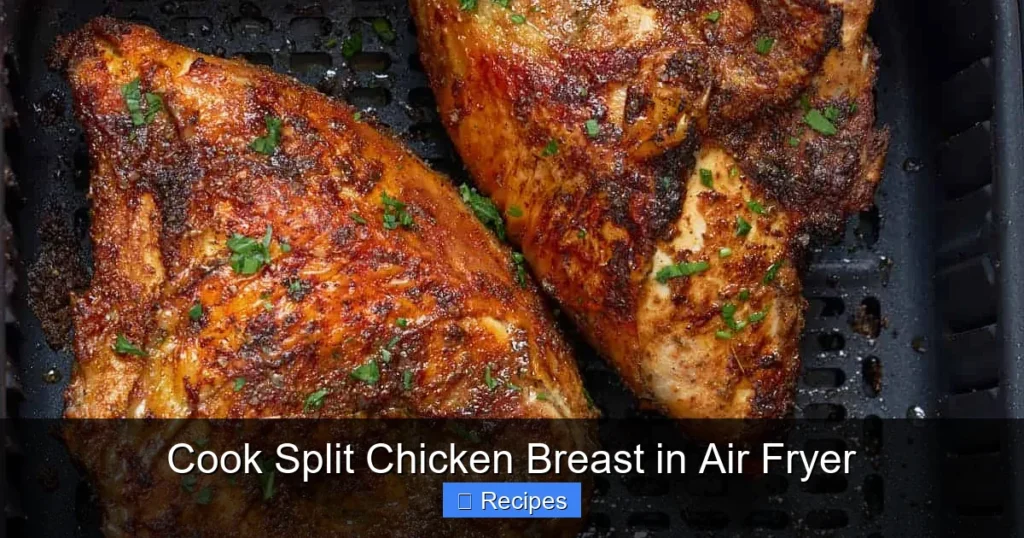 Cook Split Chicken Breast in Air Fryer
