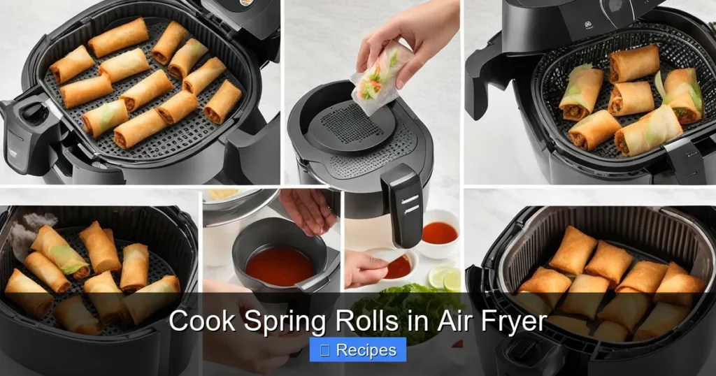 Cook Spring Rolls in Air Fryer