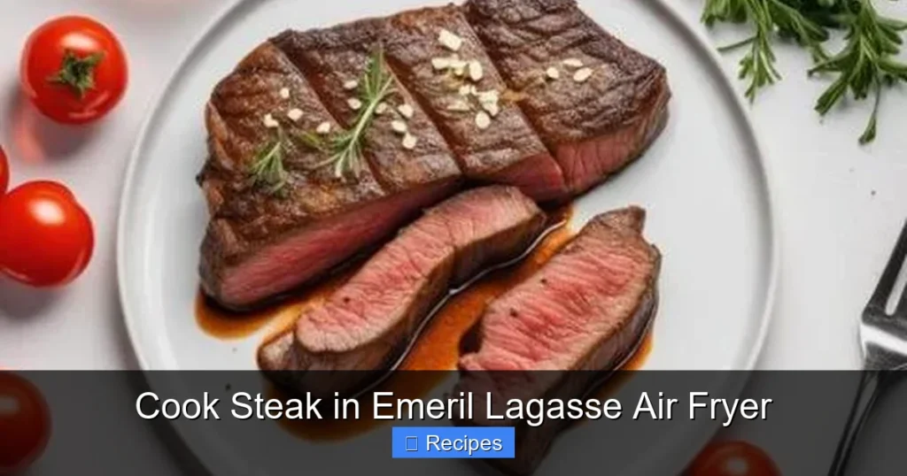 Cook Steak in Emeril Lagasse Air Fryer