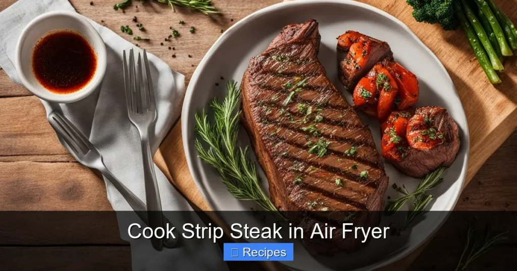 Cook Strip Steak in Air Fryer
