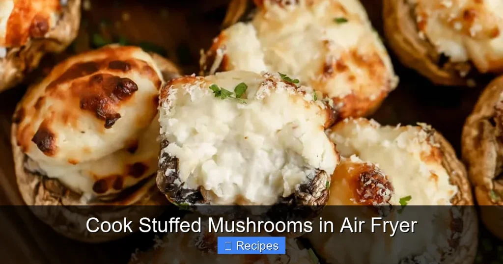 Cook Stuffed Mushrooms in Air Fryer
