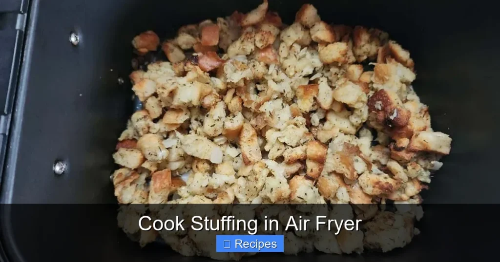 Cook Stuffing in Air Fryer