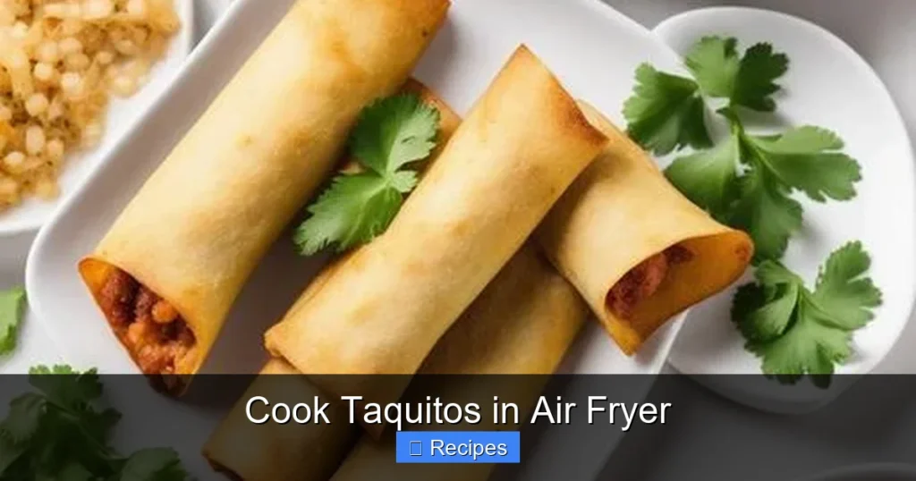 Cook Taquitos in Air Fryer