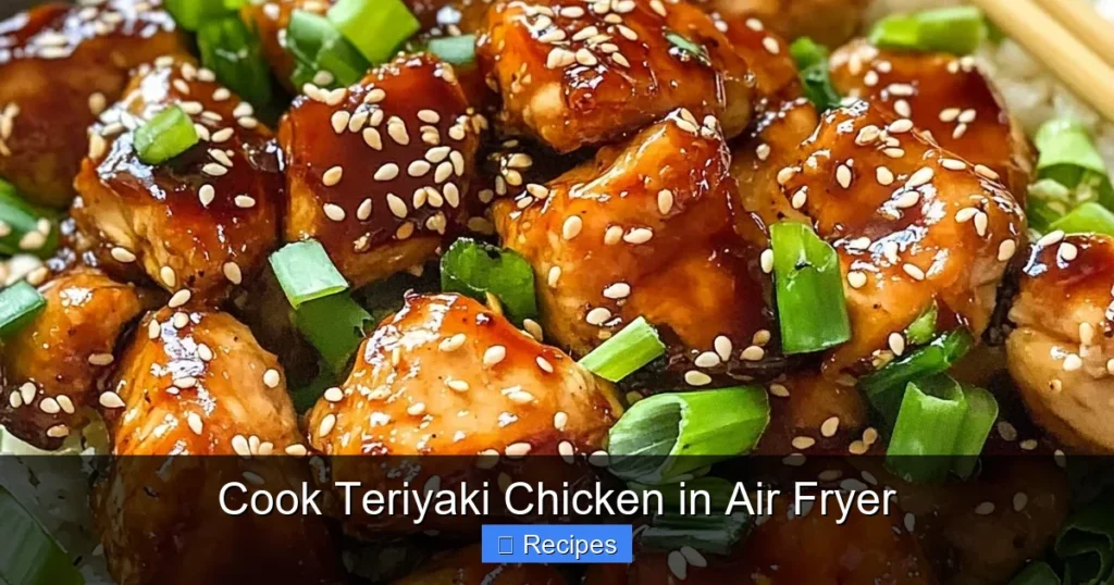 Cook Teriyaki Chicken in Air Fryer