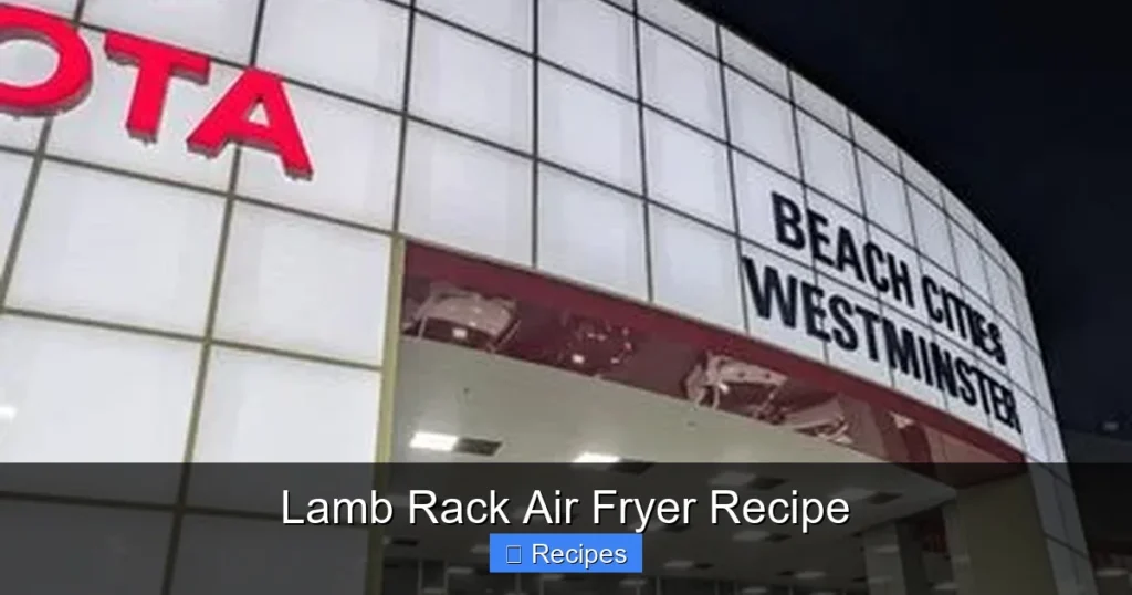 Lamb Rack Air Fryer Recipe