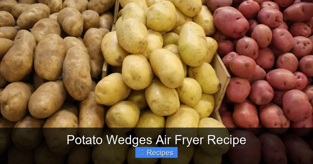 Potato Wedges Air Fryer Recipe
