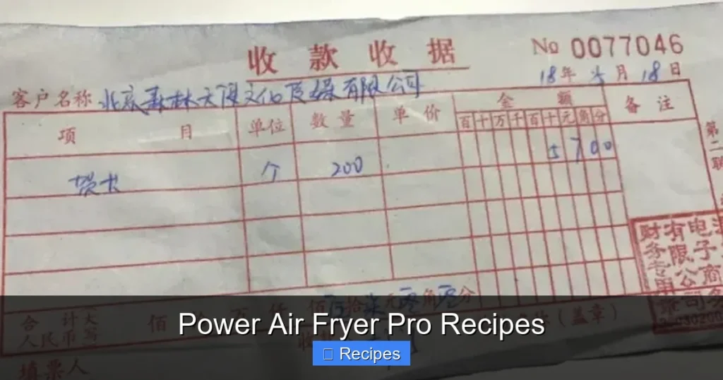 Power Air Fryer Pro Recipes