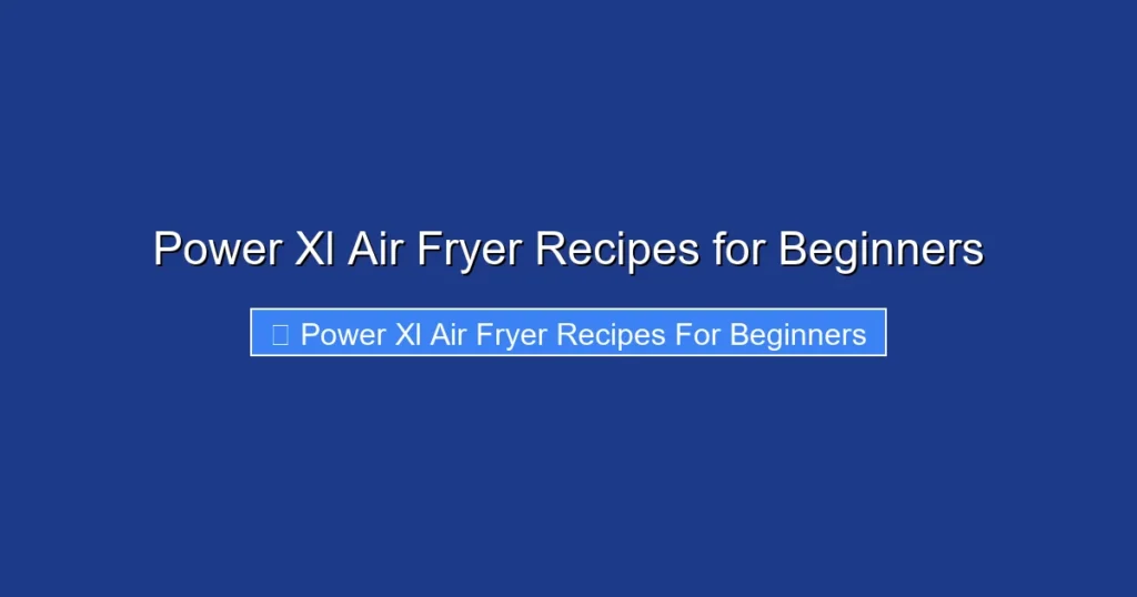 Power Xl Air Fryer Recipes for Beginners
