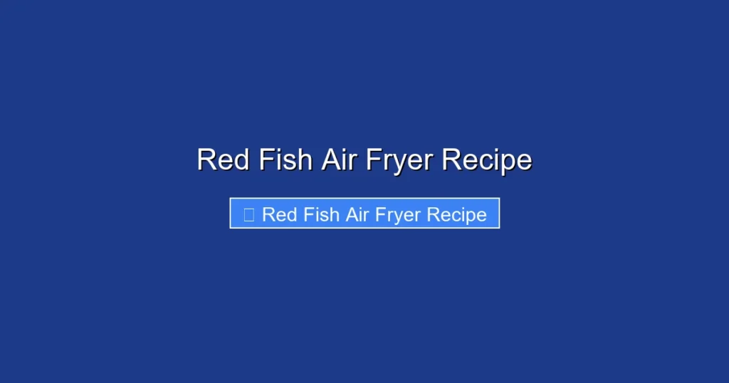 Red Fish Air Fryer Recipe