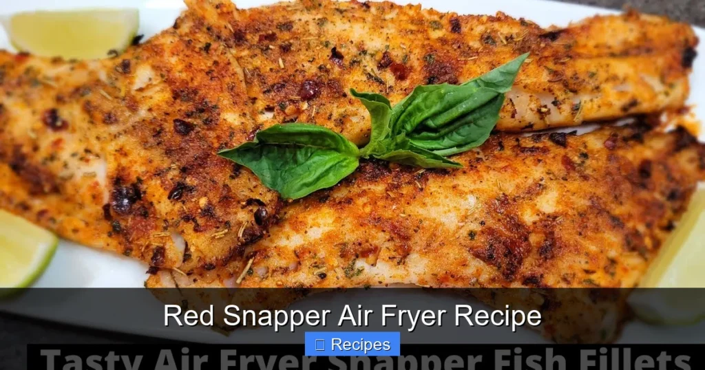Red Snapper Air Fryer Recipe